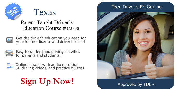Texas Parent Taught Driver's Education